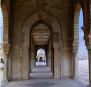 Hassan II Mosque Archway * One of the arched walkways on the perimeter of the mosque. * 576 x 555 * (85KB)